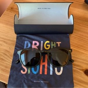 Warby Parker sunglasses & hard case